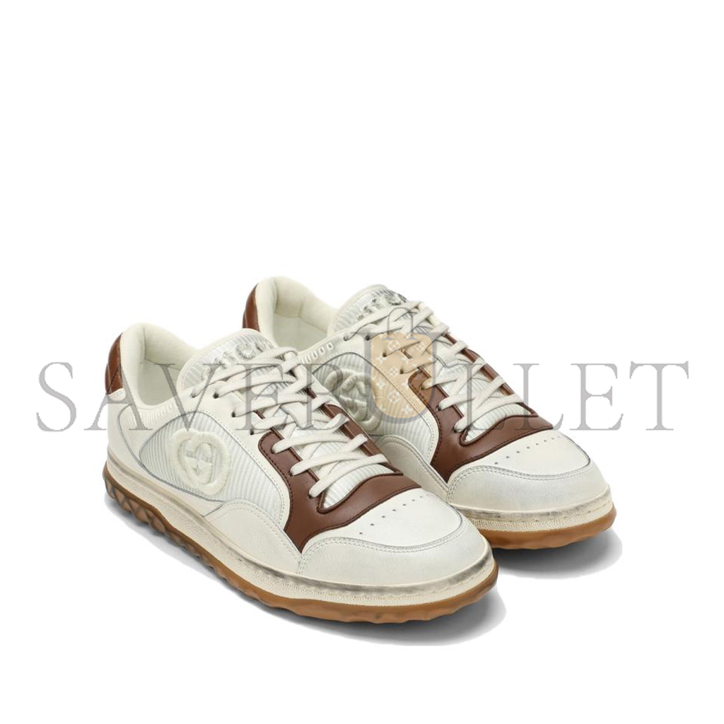 GUCCI MAC80 SNEAKER 'OFF WHITE BROWN'741656